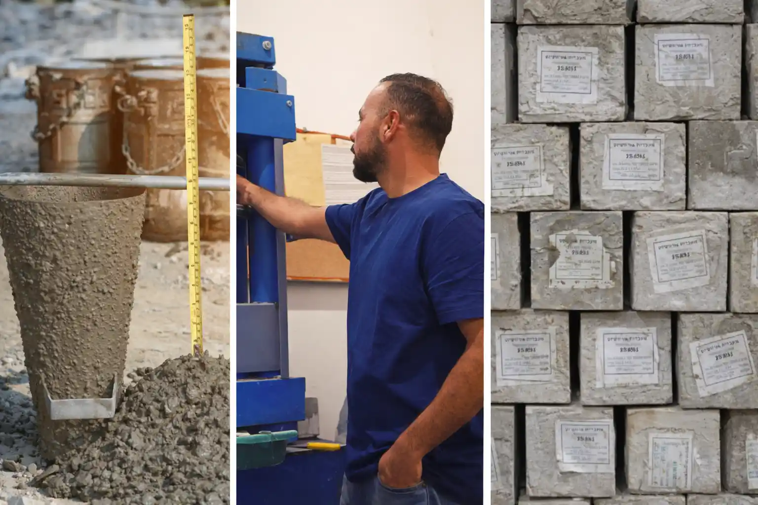 בדיקות בטון: כך בודקים איכות, חוזק והתאמה לתקן באתר הבנייה